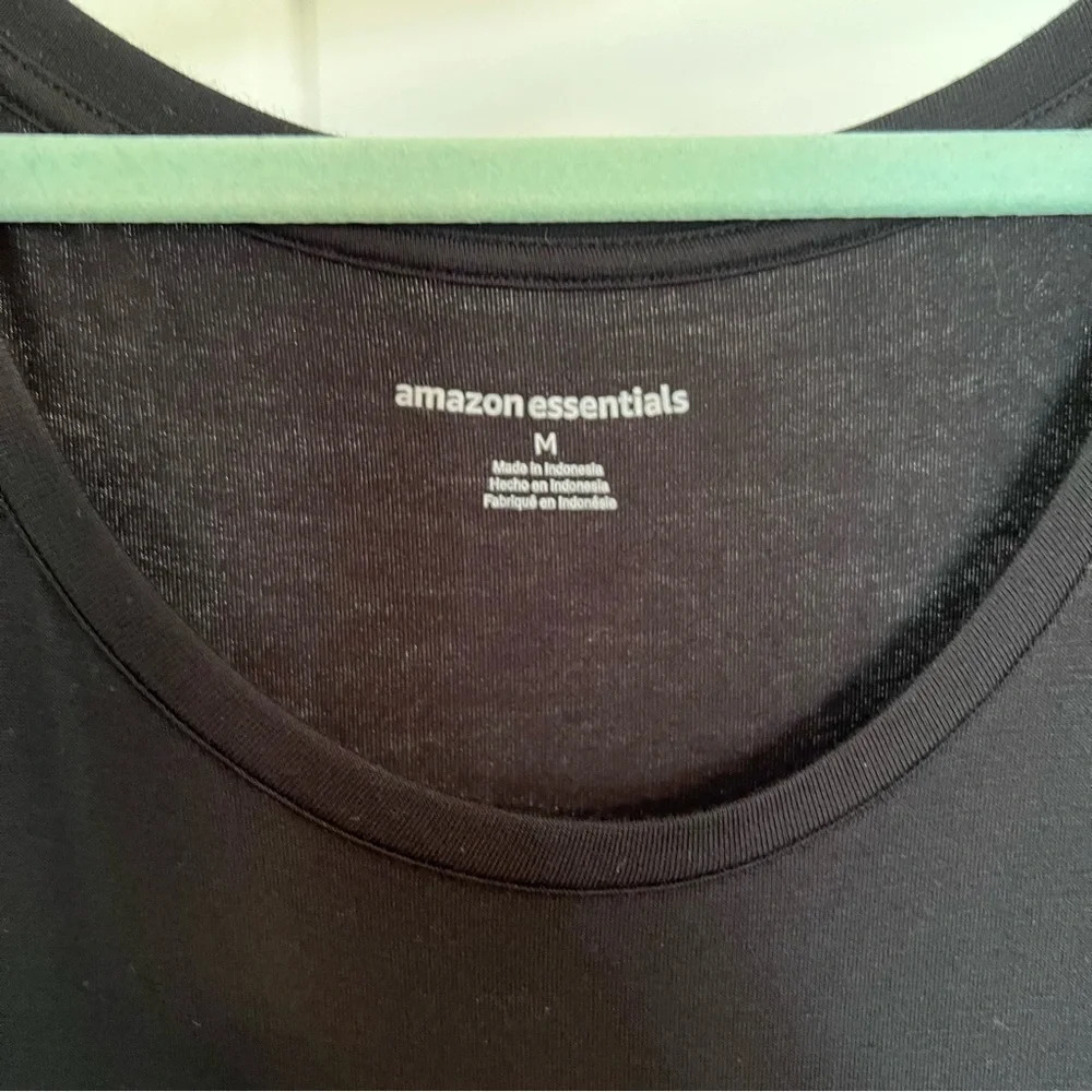 Amazon Essentials Basic All Occasion Black Dress. Size  M. NWT - Picture 4 of 4